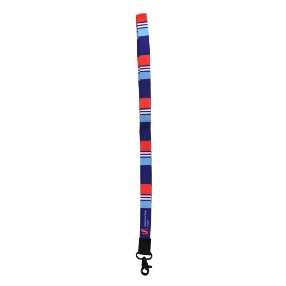 THREAD NECK LANYARD-MULTI STRIPE
